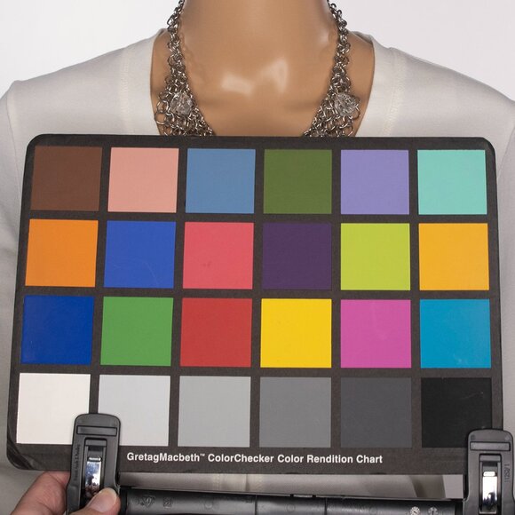 Chains Metal Circles And Clear Large Beads Cosplay Medieval Chainmail Necklace - Picture 11 of 11